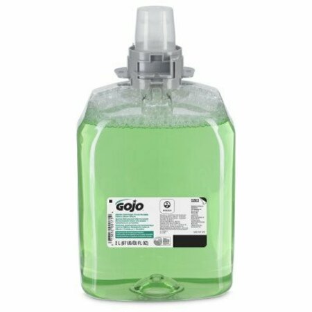 GOJO 5263-02 Gojo Luxury Foam Hair & Body Wash 2000 ml refills Green, 2PK 1228344